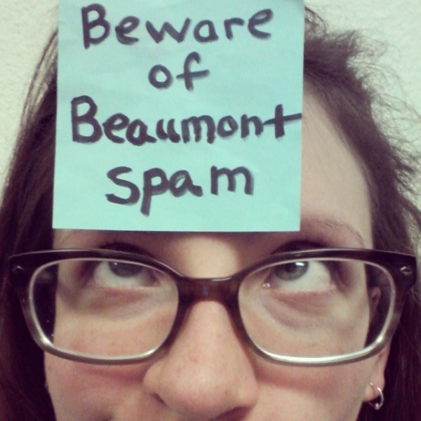 BewareOfBeaumontSpam